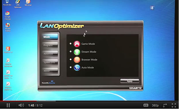 lan optimizer realtek