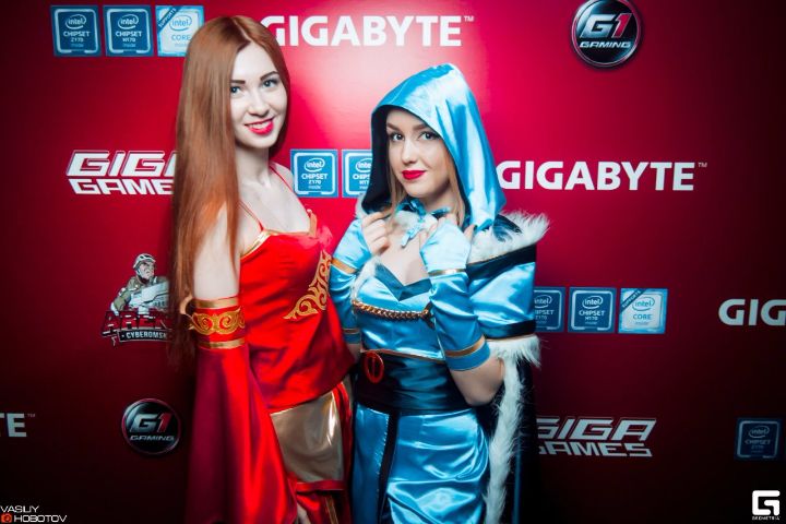 Giga Games 2015 DOTA 2 Omsk. Cosplayers.