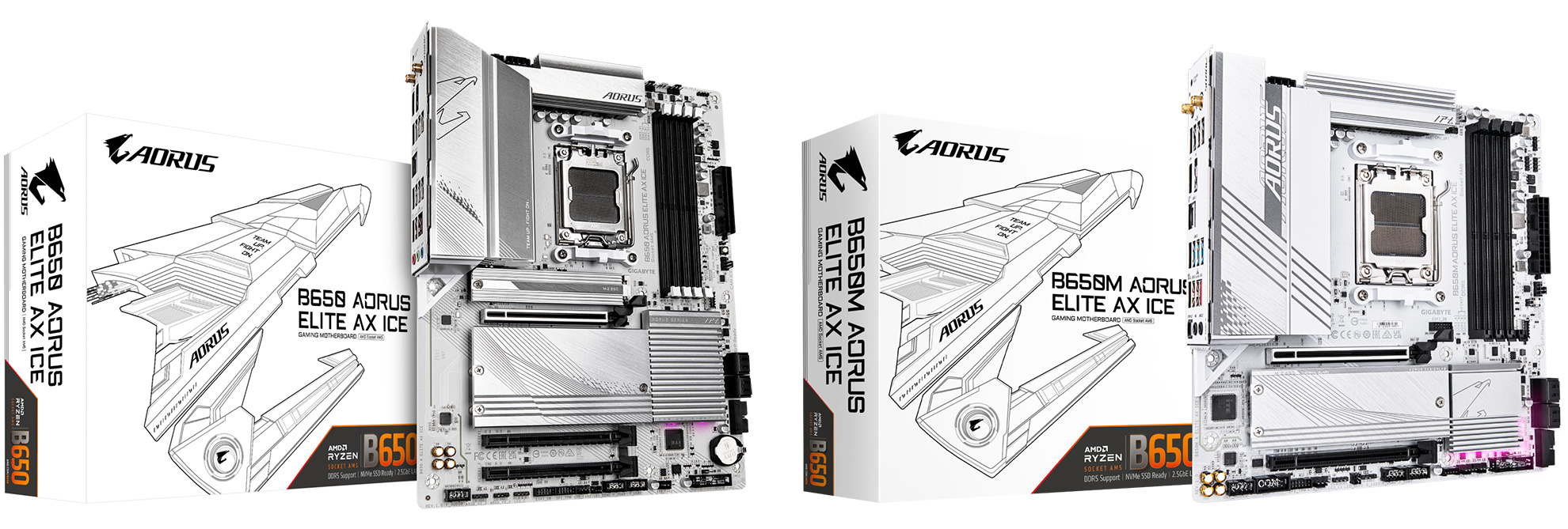 GIGABYTE Unveils Stylish White Motherboards on the AMD AM5 Platform GIGABYTE